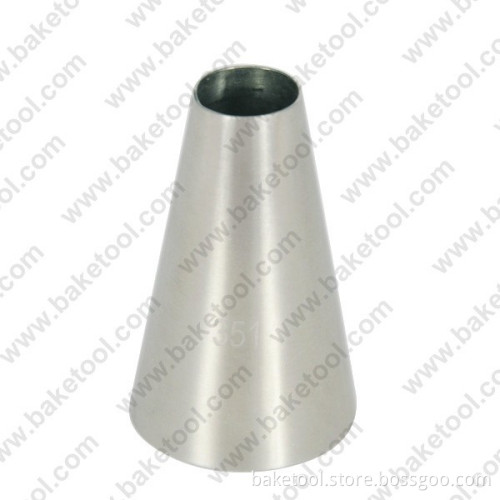 Stainless steel304 Round large Cake Icing nozzle #804